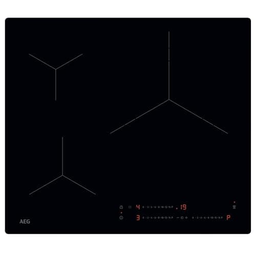 Detalle de AEG TO63IV00IB Placa de inducción de 60 cm con 3 zonas, zona paella y Hob2Hood