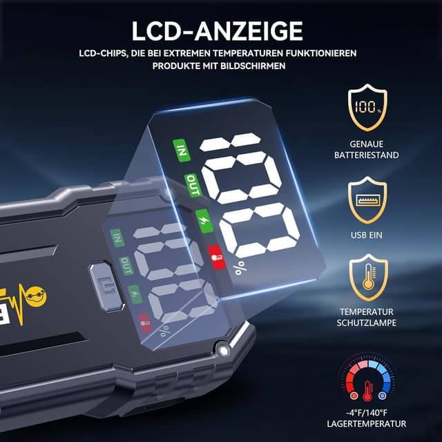 Thumbnail 6 de BSMOOM 5000A Jump Starter Power Pack