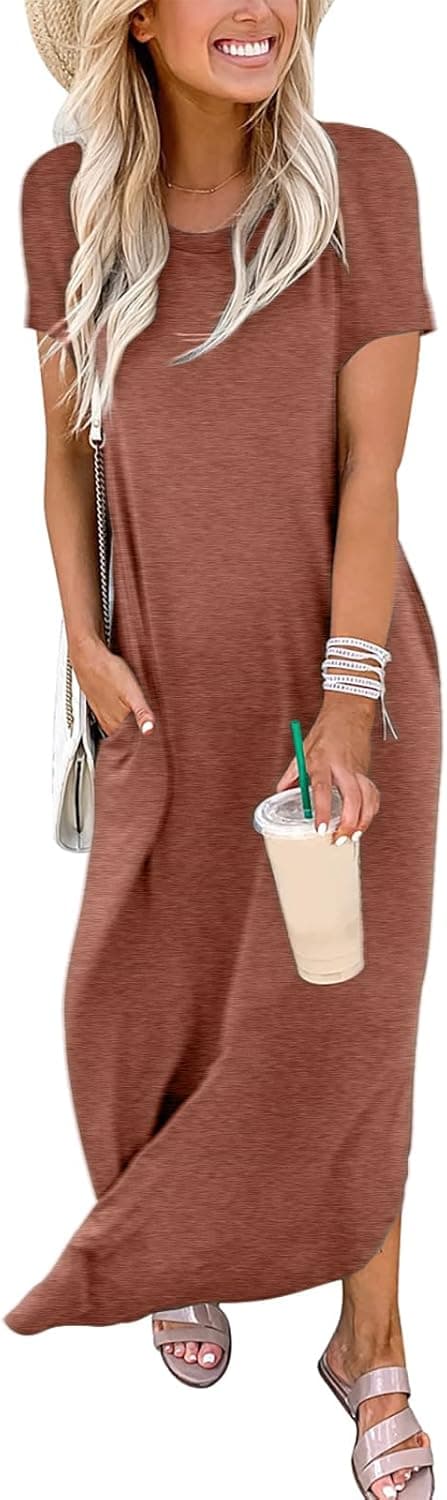 Detalle 2 de ANRABESS Maxi Dress Short Sleeve