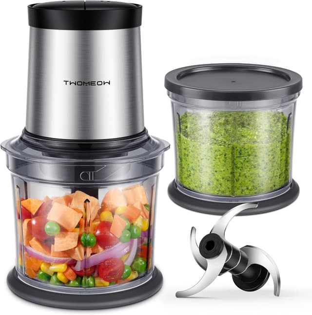 Detalle de TWOMEOW Food Processor 4-Cup 🍽