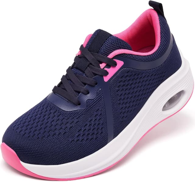 Detalle de ZCBSTL Wide Fit Women’s Orthopedic Trainers with Arch Support & Air Cushion