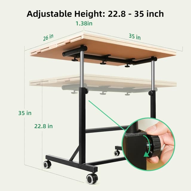 Detalle 2 de ALL4JIG 1500-Piece Puzzle Table with Legs and Wheels, Wooden Jigsaw Puzzle Table with 4 Drawers & Cover