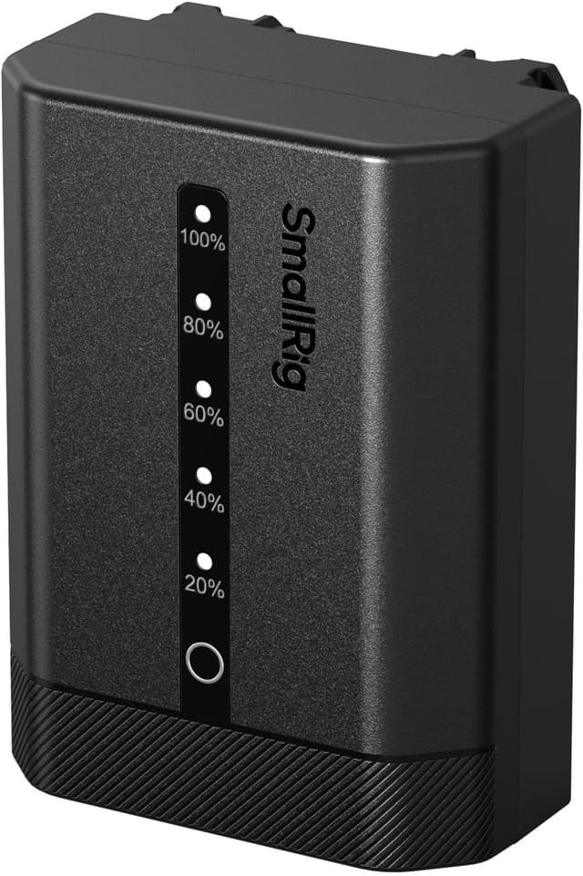 Detalle de SmallRig Batteria NP-FZ100 da 2520 mAh con ricarica USB-C e indicatore LED (per Sony Alpha)