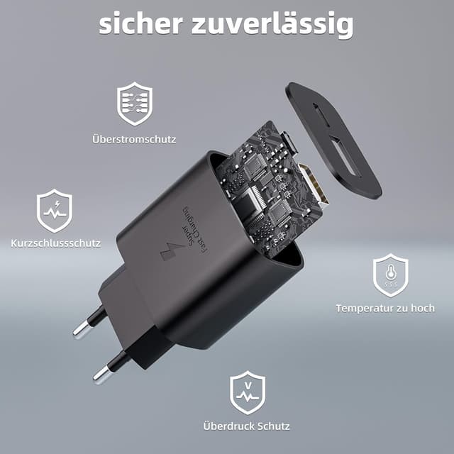 Thumbnail 3 de Sanronang Chargeur USB C 25W 2 Ports