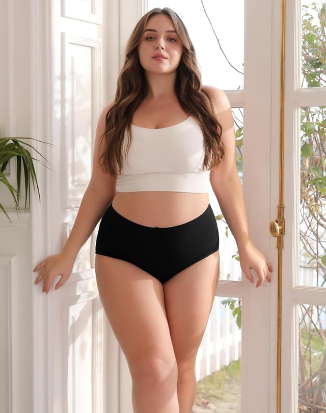 Thumbnail 2 de INNERSY Cotton High-Waist Briefs 4-Pack