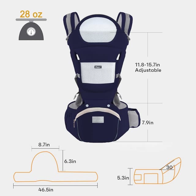 Thumbnail 6 de Ocanoiy Baby Carrier Newborn to Toddler 6‑in‑1 👶