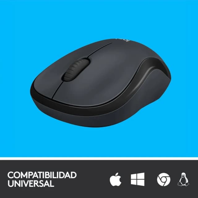 Thumbnail 2 de Logitech M220 Silent, ratón inalámbrico negro 🖱
