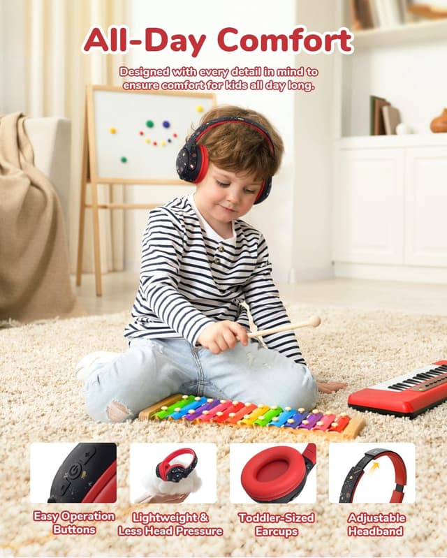 Thumbnail 6 de iClever Kinderkopfhörer 74 Std.