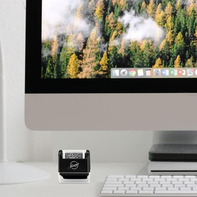 Thumbnail 5 de Miseyo Identity Theft Roller Stamp 1.5in