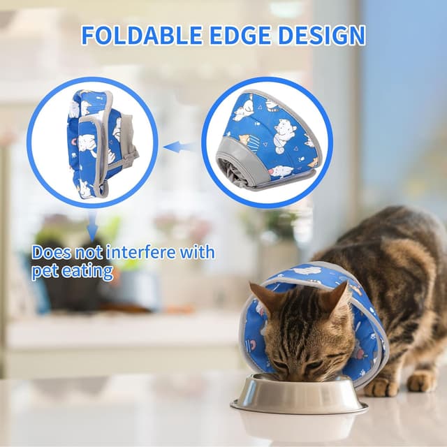 Detalle 2 de Soft Recovery Collar Cone L for cats