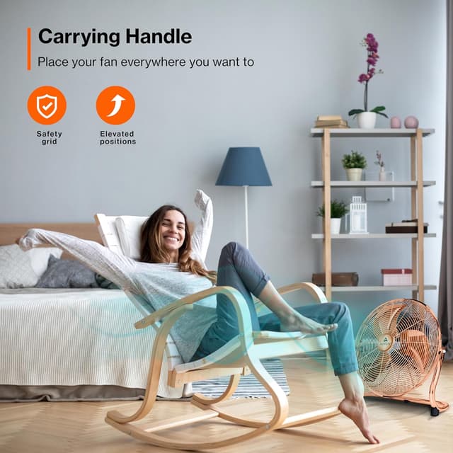 Thumbnail 5 de TRESKO AERSON Ventilatore da pavimento 30 cm