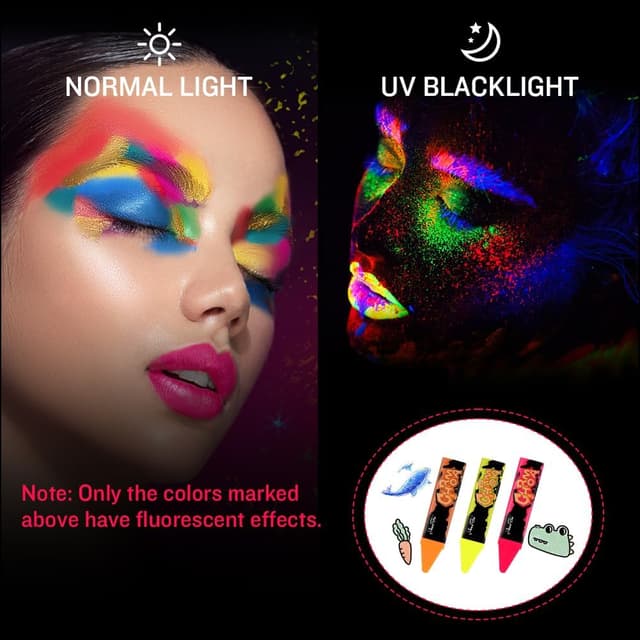 Thumbnail 4 de AOOWU Face Body Paint 12 colori