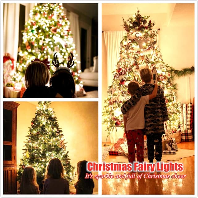 Thumbnail 6 de Fairy Lights Mains Powered 100m/328ft, 1000 LED Plug-in String Lights with 8 Modes (Warm White)