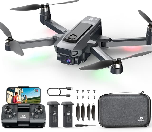 Detalle de DEERC D25 Drone 4K HD con Trasmissione 5G