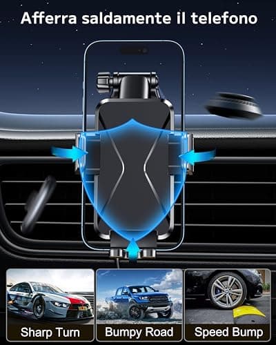 Thumbnail 5 de BIPOPIBO Porta cellulare auto con ventosa e rotazione 360°
