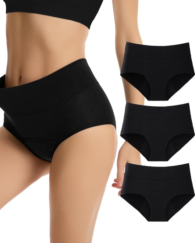 Imagen de DTUOMO Periodenunterwäsche 60 ml Hoch Taille 3er Pack en OfertitasTOP