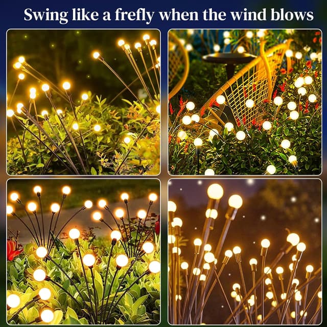 Thumbnail 5 de 4 Pièces Luciole Solaire Extérieur Jardin