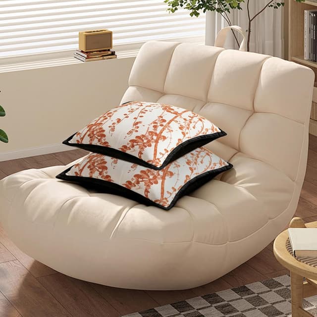 Detalle de Traziewell 45x45cm chenille cushion cover set (2 pack) with invisible zipper