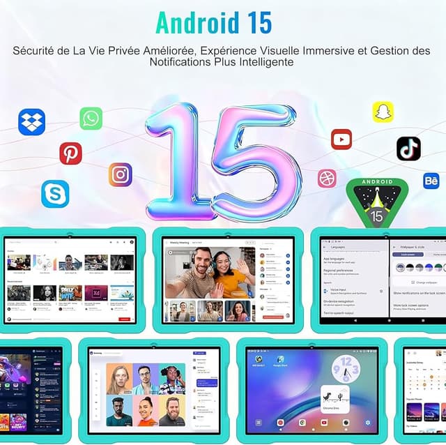 Thumbnail 2 de Tablette Android 15 10 pouces avec 2 To