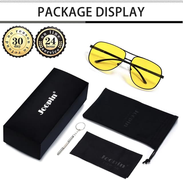 Thumbnail 5 de Joopin Occhiali da Sole Polarizzati Pilota Retrò