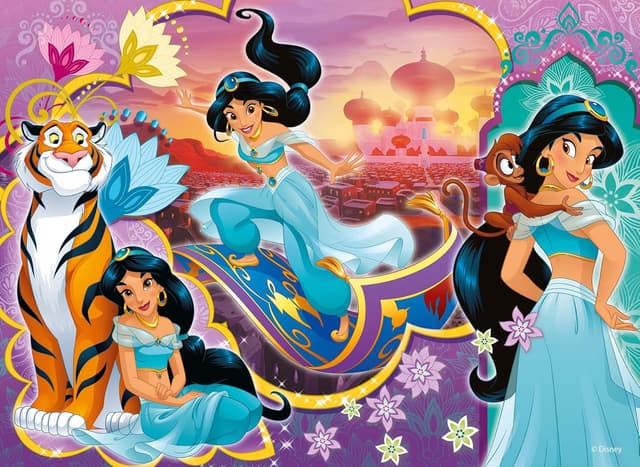 Detalle 2 de Lisciani Puzzle Disney Princesas 2 en 1 🎨 para Niños a partir de 3 años