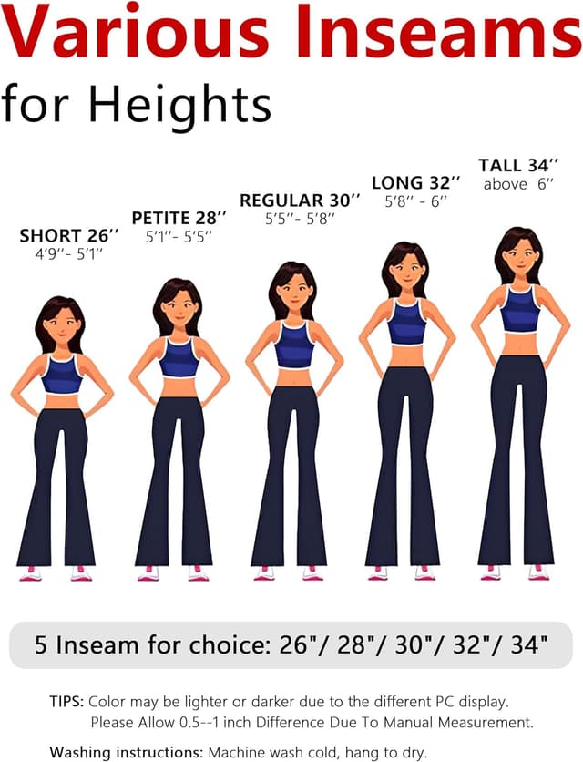 Thumbnail 6 de Tapata Women's Stretchy Bootcut Pants 4 Inseams