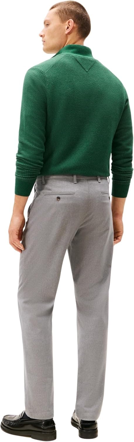 Detalle 2 de Tommy Hilfiger Men’s Denton Brushed Marl Chino (5-pocket) in dark blue