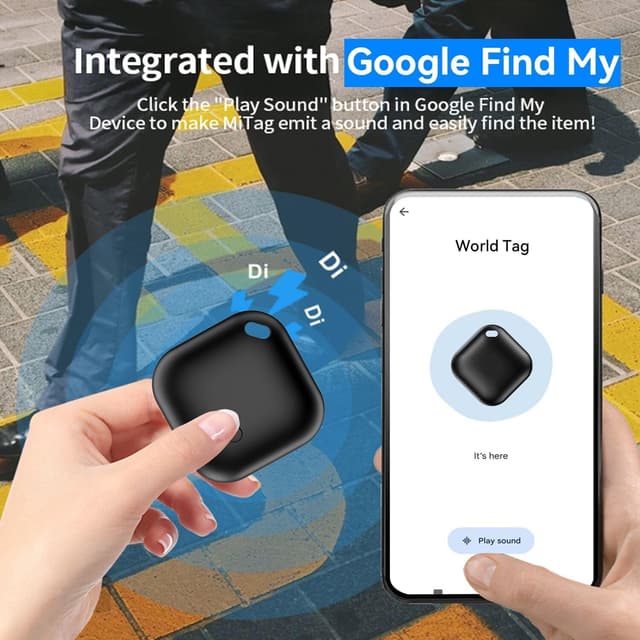 Detalle de Air Tracker Tag Android Localizador Bluetooth 2 unidades
