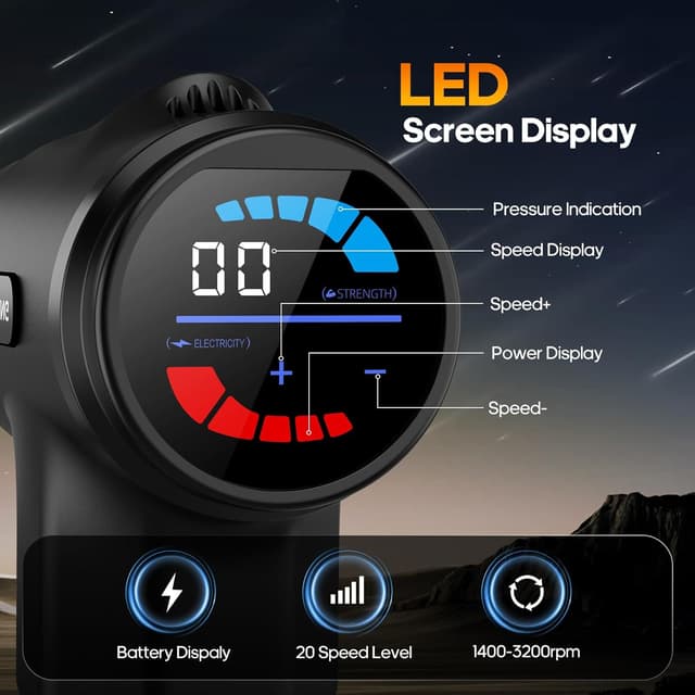 Thumbnail 3 de AERLANG Massage Gun 2lbs 💆