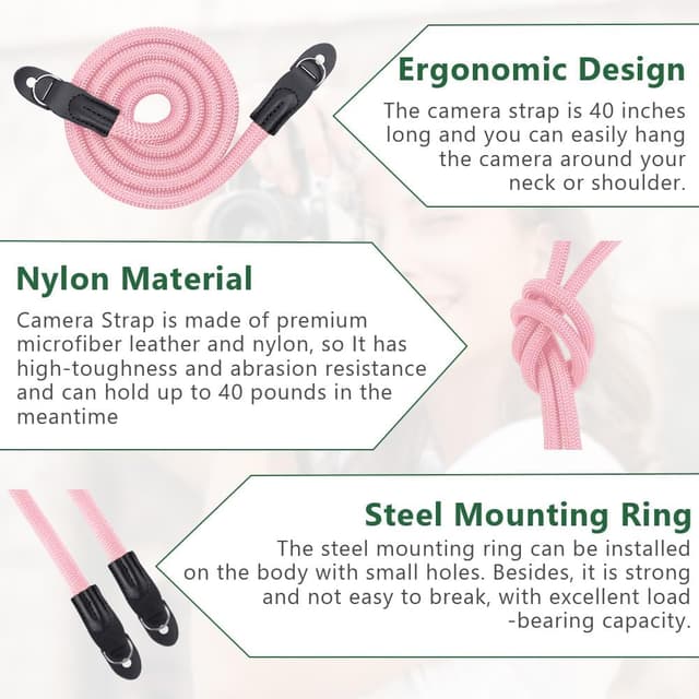 Detalle 1 de flintronic Correa de Cámara 102 cm