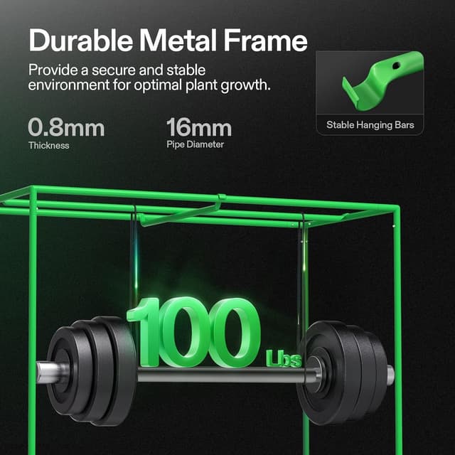 Thumbnail 4 de VIVOSUN S425 Tienda de cultivo 48×24×60