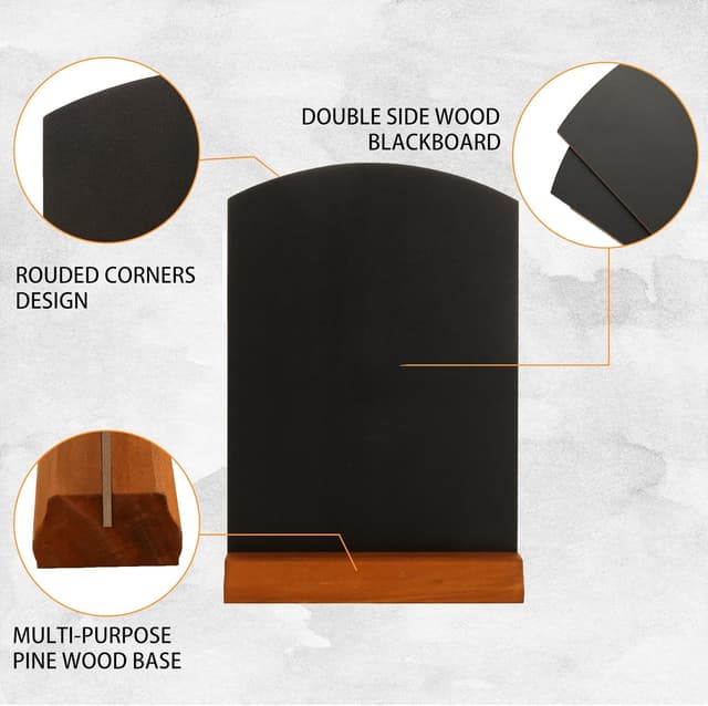 Thumbnail 3 de LDHHYH 4PCS A4 Chalkboard 297x210 mm 📋