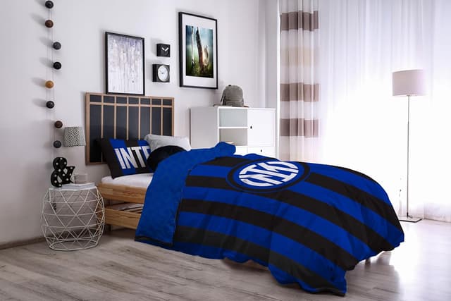 Detalle 2 de Parure de lit simple en coton (housse de couette + taie d’oreiller) 100% coton, sac 155 x 200, 50 x 80