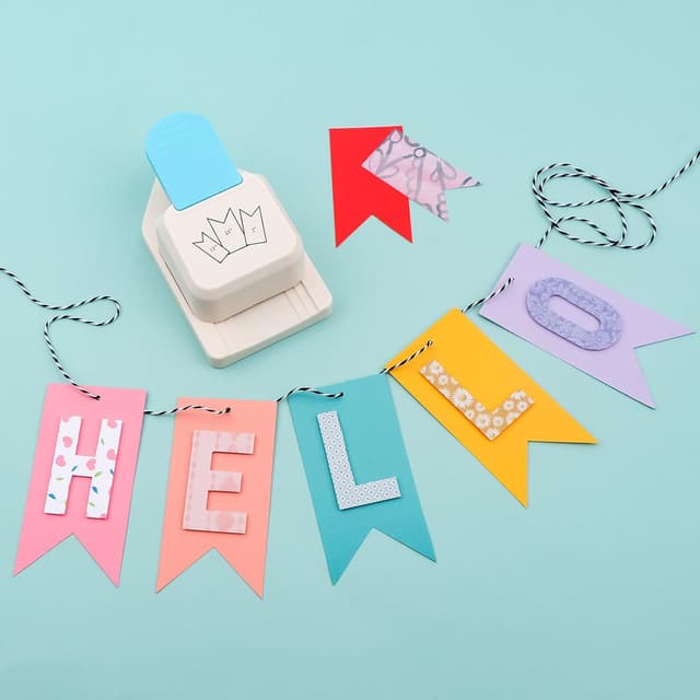 Detalle de OTCRAFT 3-in-1 Banner Punch for 1.5/2/2.5 Inch Tags & Banners (Lever Action)