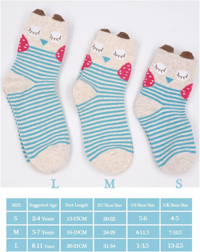 Thumbnail 5 de PUTUO Calzini per Bambina 5 Paia 2-11 Anni