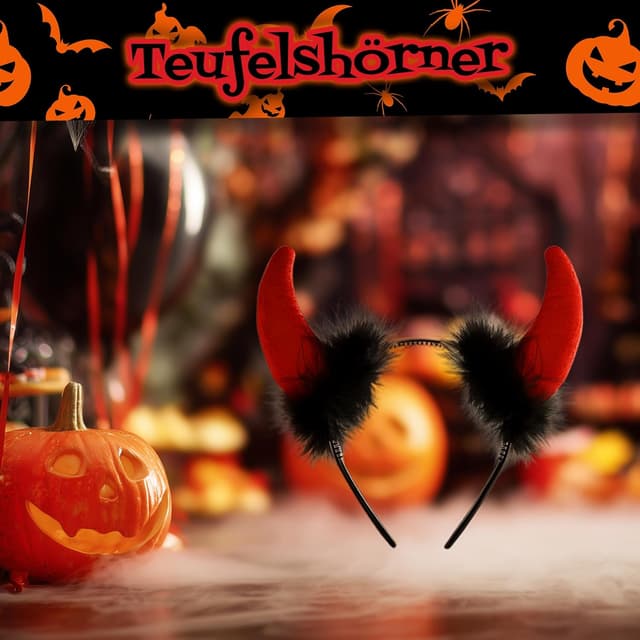 Thumbnail 1 de Hatstar Teufelshörner Haarreif Einheitsgröße 🎭