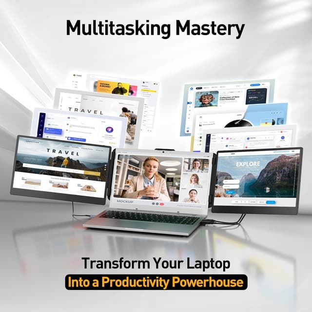 Thumbnail 6 de KEFEYA 14.2" Laptop Screen Extender