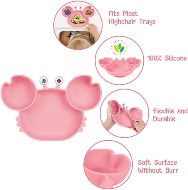 Detalle de Vicloon piastra antiscivolo in silicone rosa