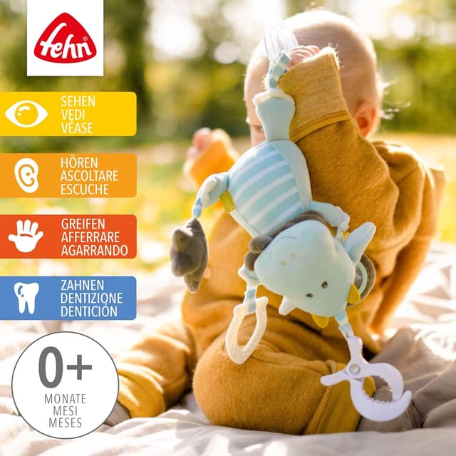 Detalle 2 de Fehn Dragón Juguete de Actividades para Bebés 🐉