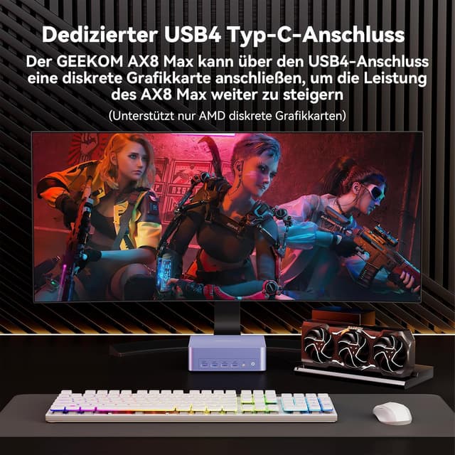 Thumbnail 5 de GEEKOM AX8 Max Mini PC Ryzen 8745HS