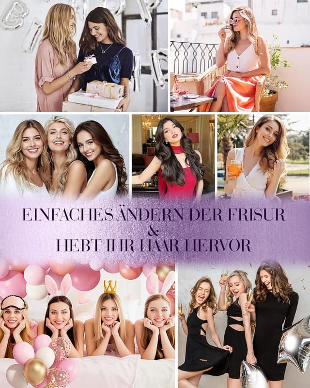 Thumbnail 6 de LaaVoo Echthaar Bonding Extensions mit Keratin-Bondings – Platinblond, #60, 55 cm (50 g/50 S)