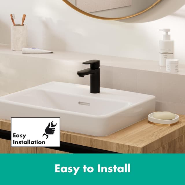 Thumbnail 4 de Hansgrohe Vernis Blend Grifo lavabo monomando negro mate 🚰