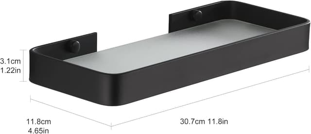 Detalle de DUFU Mensola Adesiva 30 cm per Bagno