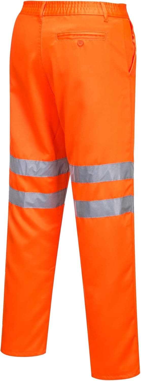Detalle de Portwest Pantalon Hi-Vis Poly-coton RIS orange (RT45ORR5XL) certifié EN ISO 20471
