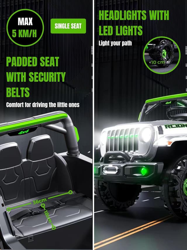 Thumbnail 3 de Coche Todoterreno Eléctrico 12V 5 km/h para 1-3 años