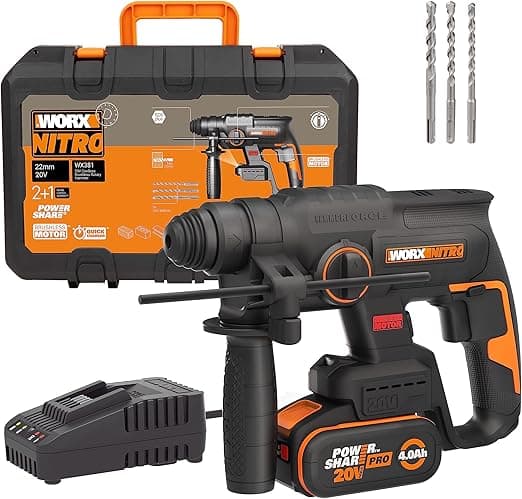 Imagen de WORX WX381 Martillo 20V Máx. 💥 - Ligero y potente en OfertitasTOP