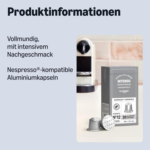 Thumbnail 1 de by Amazon Intenso Aluminium Kapseln Nespresso