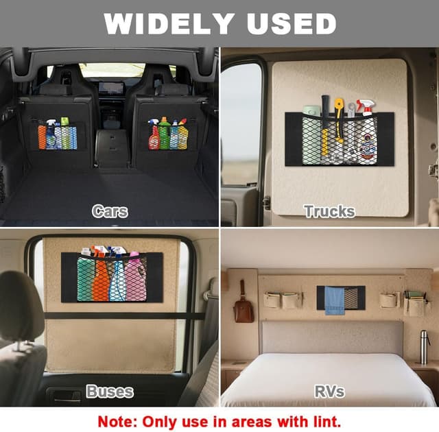 Thumbnail 6 de AOOWU 6 Pezzi Rete Portaoggetti 40 x 25 CM