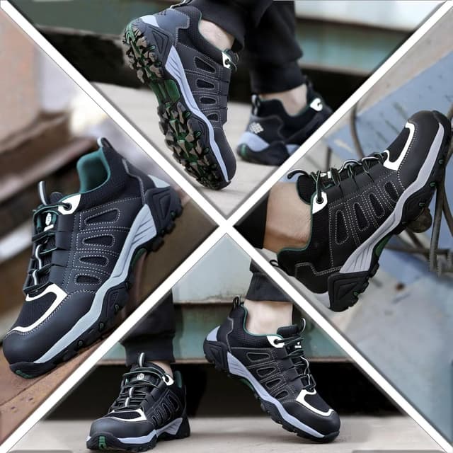 Detalle de ISOOUS Scarpe antinfortunistiche con punta in acciaio leggere e traspiranti (uomo/donna)