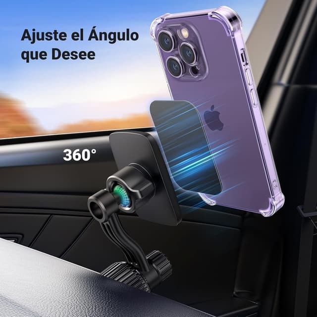 Thumbnail 4 de UGREEN Soporte móvil coche magnético 360°